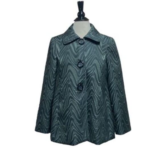 3 Sisters Black Swing Coat Size Small NEW - Picture 1 of 7